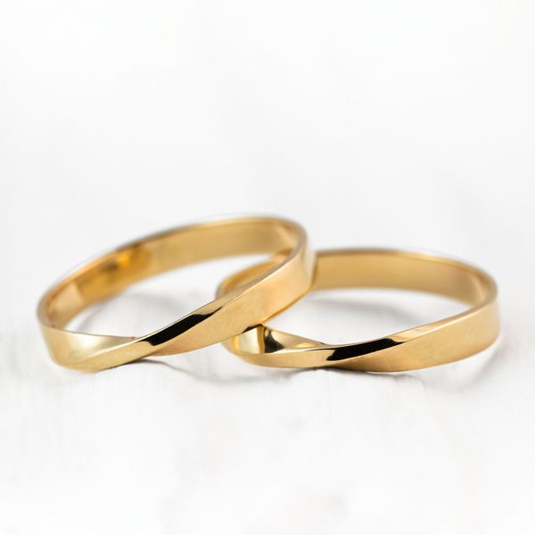 Aliança de Casamento em Ouro 3mm Eternal - Par