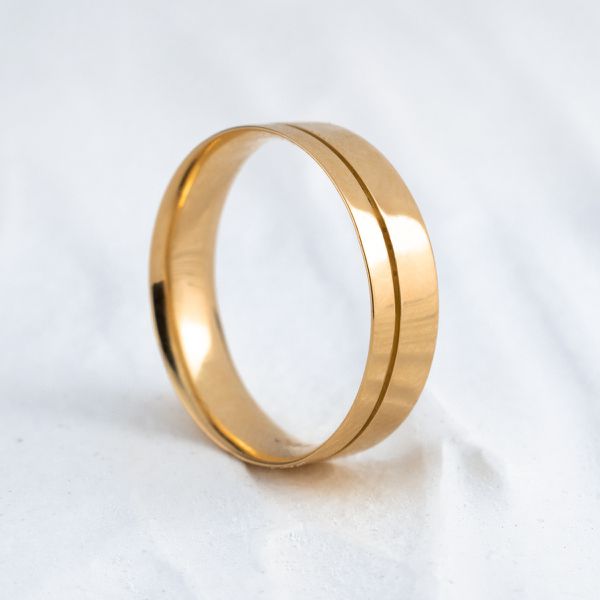 Aliança de Casamento em Ouro 5mm Reta Lisboa - Unidade