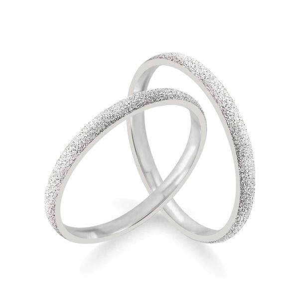 Par De Aliança Prata 925 Cupido 2mm