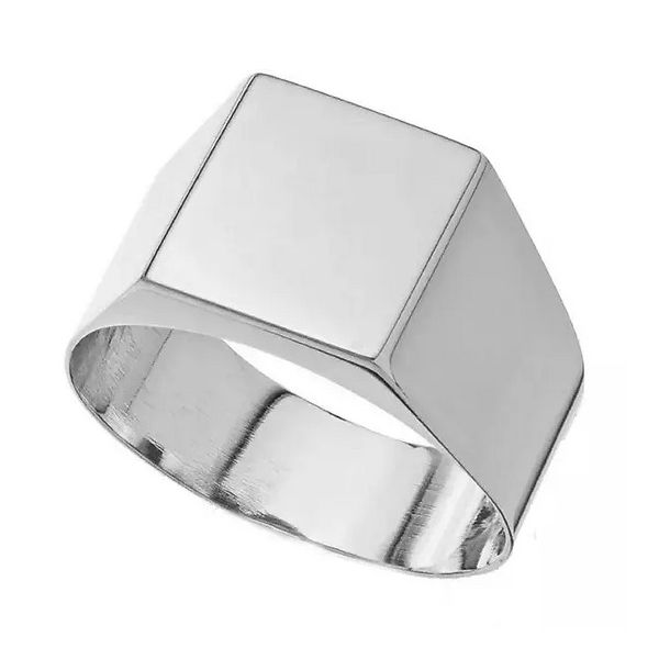 Anel De Prata 925 Comendador Liso