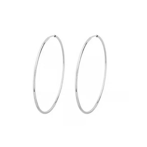 Brinco De Prata 925 Argola 46mm