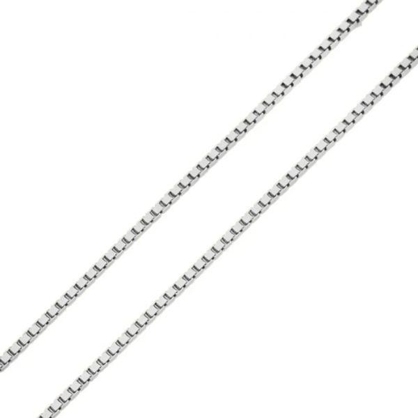 Corrente De Prata 925 Veneziana De 0,5mm Com 40cm