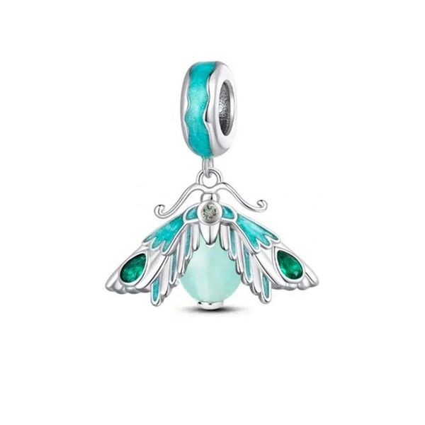 Berloque Prata 925 Mariposa Azul