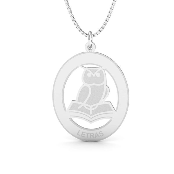 Pingente De Prata 925 Formatura Letras G