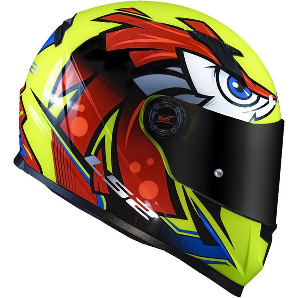 CAPACETE LS2 FF358 CLASSIC TRIBAL AMARELO/LARANJA