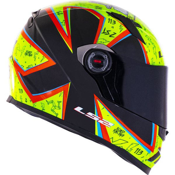 CAPACETE LS2 FF358 CLASSIC PASCHOALIN AMARELO