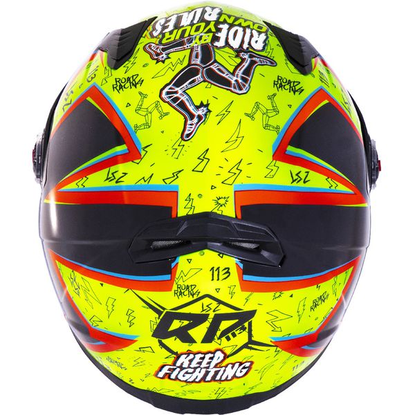 CAPACETE LS2 FF358 CLASSIC PASCHOALIN AMARELO PRESIDENTE MOTOS