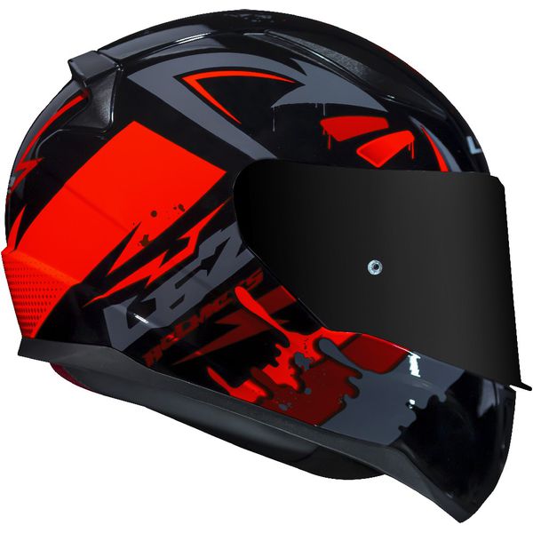 CAPACETE LS2 FF353 RAPID TAGLINE PRETO/LARANJA