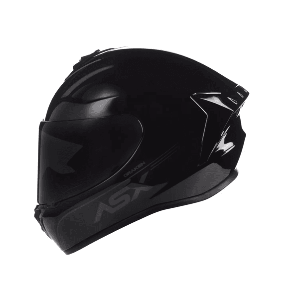 CAPACETE AXXIS DRAKEN SOLID PRETO BRILHANTE