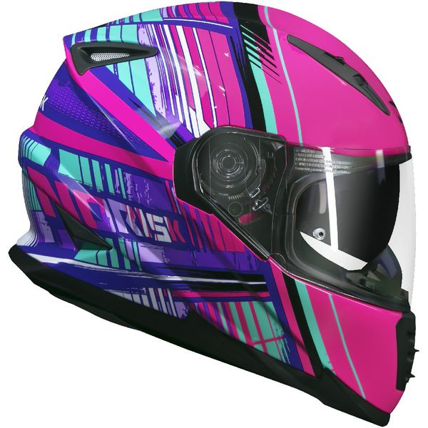 CAPACETE NORISK FF302 ADVANCE ROSA