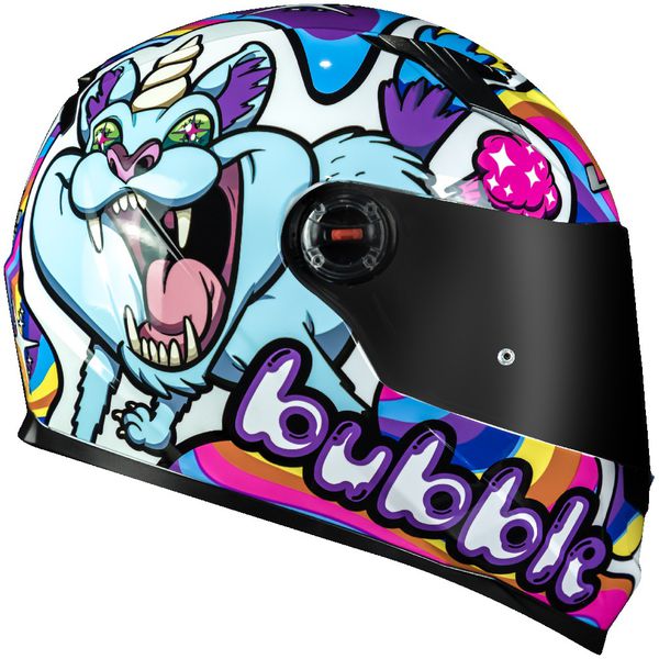 CAPACETE LS2 FF358 CLASSIC BUBBLE COLORIDO 