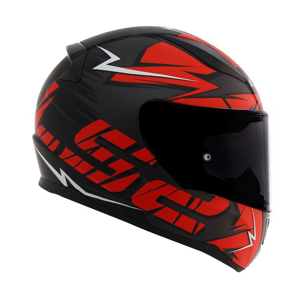 CAPACETE LS2 FF353 RAPID CROMO VERMELHO FOSCO