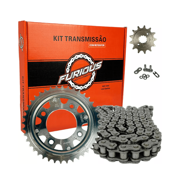 KIT RELAÇÃO (TRANSMISSÃO) CB300 (C/RETENTOR)