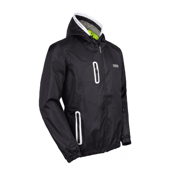 BLUSA TEXX CORTA VENTO COM CAPUZ E BALACLAVA PRETA 