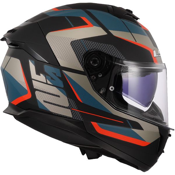 CAPACETE LS2 FF808 STREAM II ROAD PRETO / AZUL FOSCO