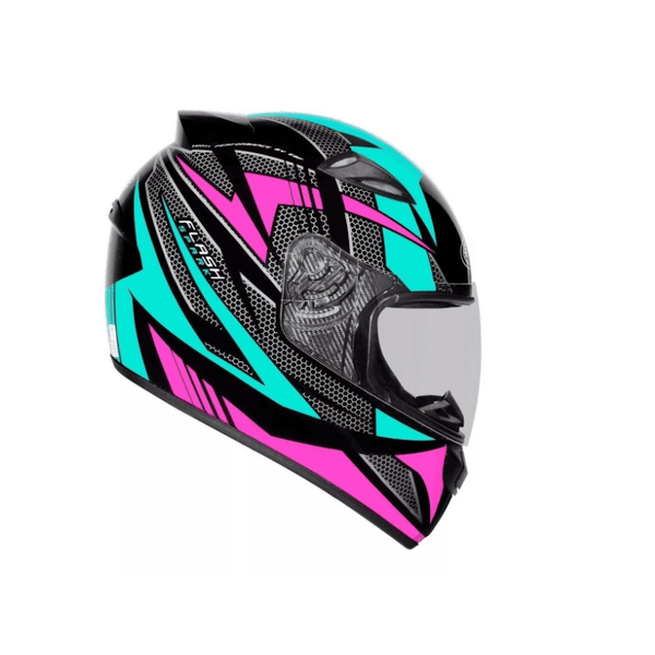 CAPACETE EBF NEW SPARK FLASH AZUL TIFANNY 