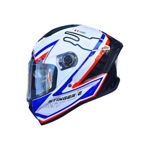 CAPACETE MT STINGER 2 GRAND PRIX A7 FRANCE 