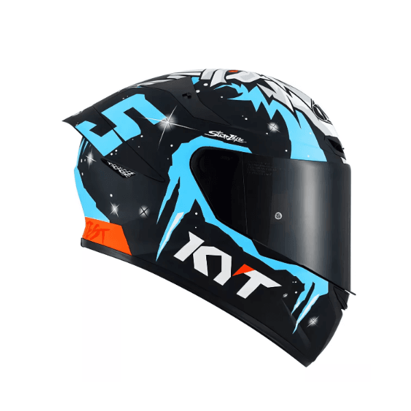 CAPACETE KYT TT-COURSE MASIA WINTER TEST PRETO/AZUL 