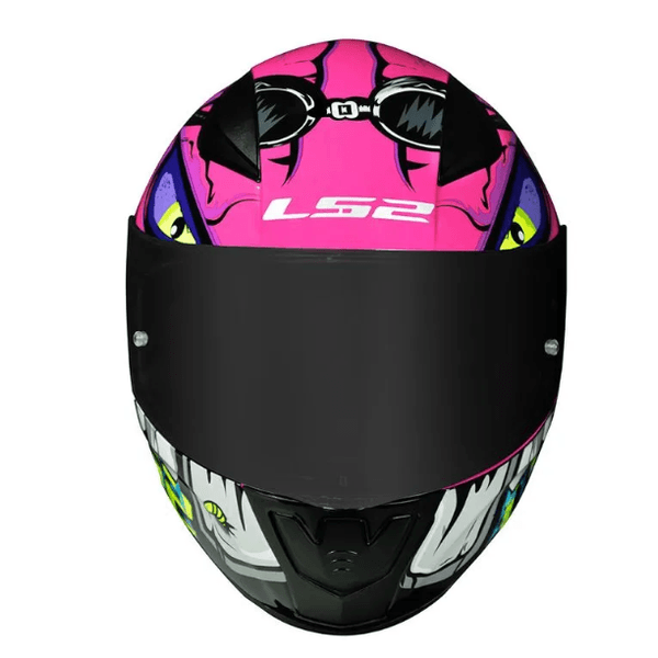CAPACETE LS2 FF353 BADASS ROSA PRESIDENTE MOTOS