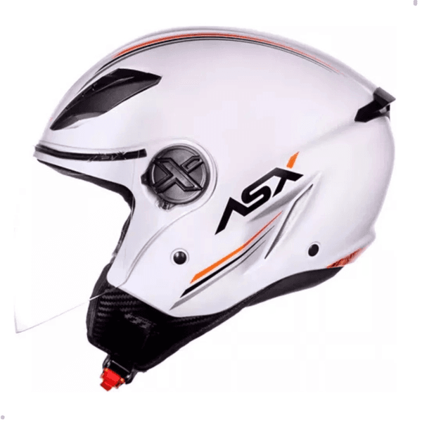 Capacete Asx City Air Aberto Branco