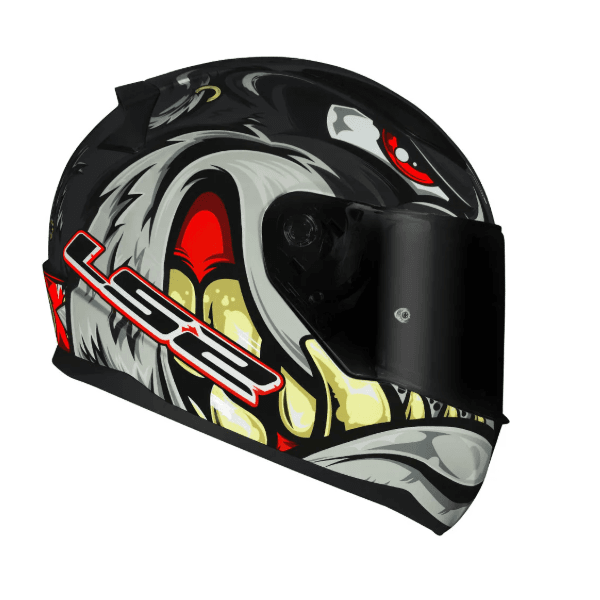 CAPACETE LS2 FF353 RAPID SPOX CINZA E VERMELHO