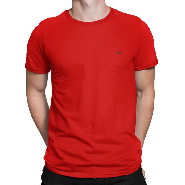 Camiseta Básica Vermelha Pressão Rural