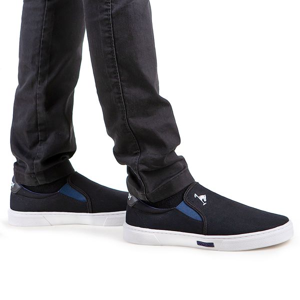 Tenis iate preto masculino sales