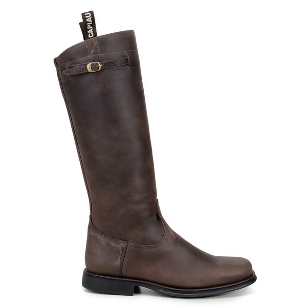 Bota Capiau Campeira Gaucha Anatomic Confort Gel Flex Café