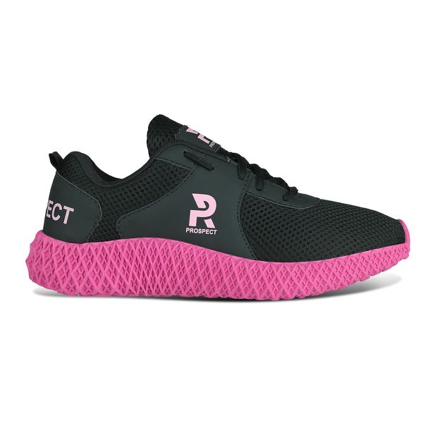 Tênis Feminino Prospect Fly - Preto/Rosa