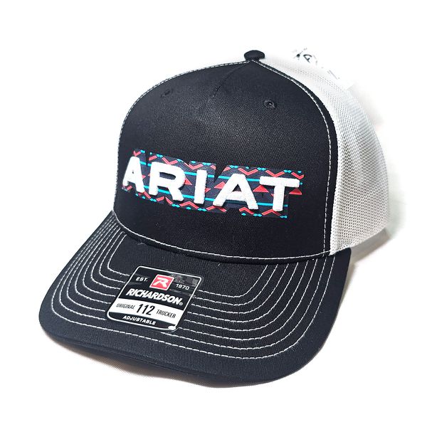 BONE ARIAT - Preto - Branco 21