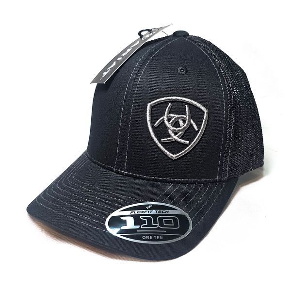 BONE ARIAT - Preto - Logo Cinza 20