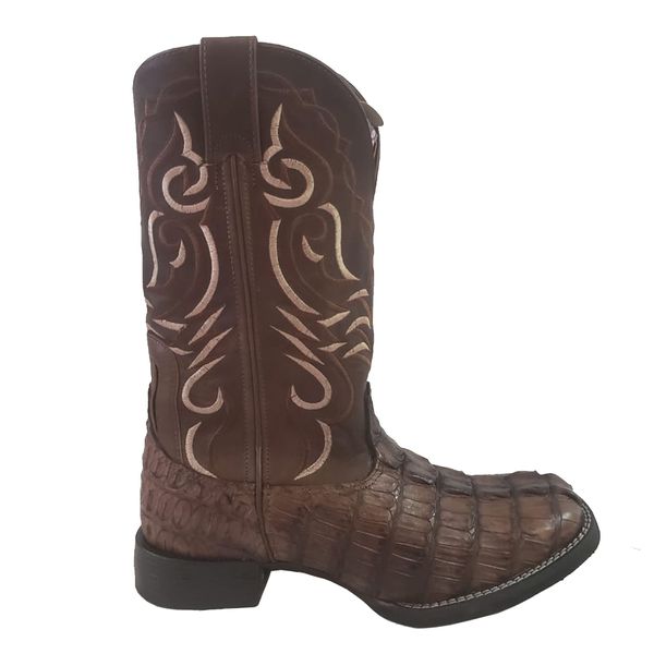 Bota Goyazes Masculina 183014 JF - Jacare Tabaco Dallas Tabaco