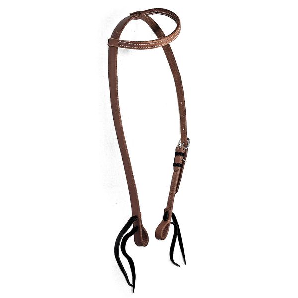 Cabeçada Simples De Orelha Couro Café - Protec Horse