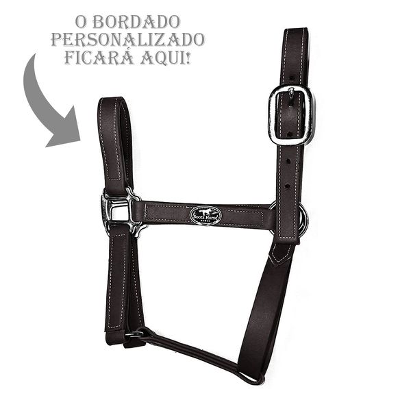 Cabresto Silicone Personalizado Na Frente - Boost Horse