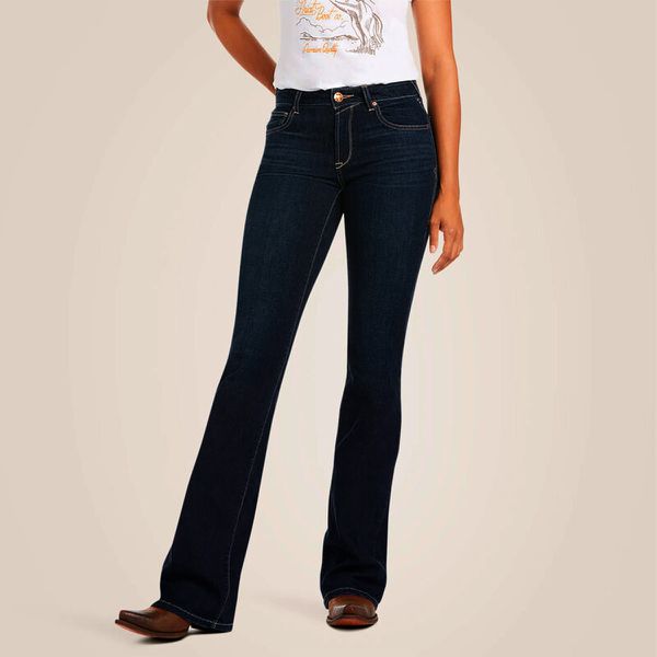 CALÇA JEANS ARIAT FEMININA - KATIE - Ultra Stretch Perfect Rise Flare Jean