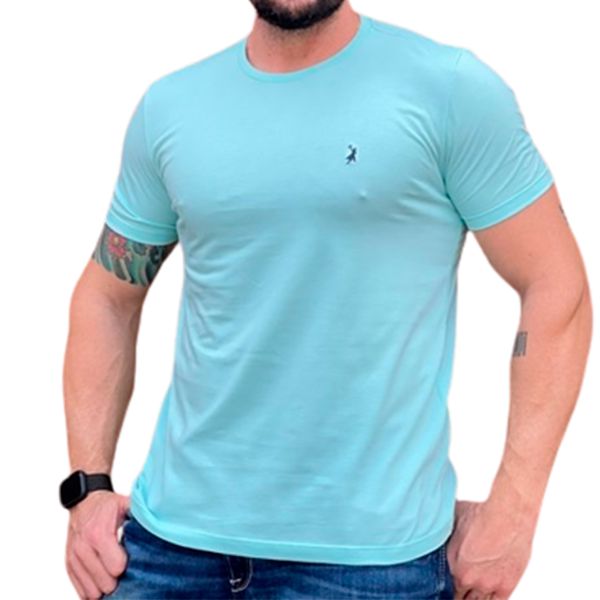 Camiseta Masculina Austin - Azul Claro