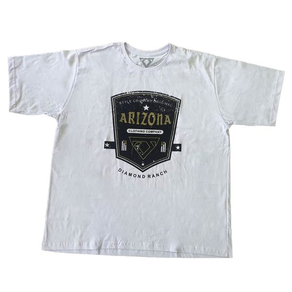 Camiseta Masculina Diamond - Branca