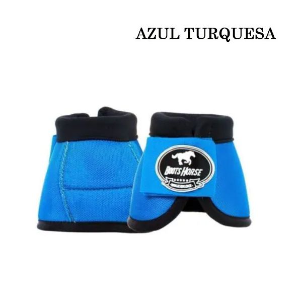Cloche Boots Horse - Azul Turquesa