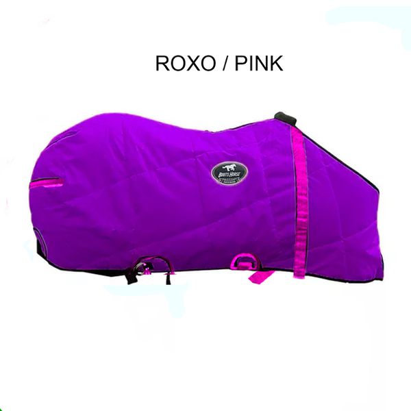 Capa de Frio Boots Horse Forrada Simples - Roxo / Pink