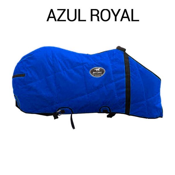 Capa de Frio Boots Horse Forrada Simples - Azul Royal