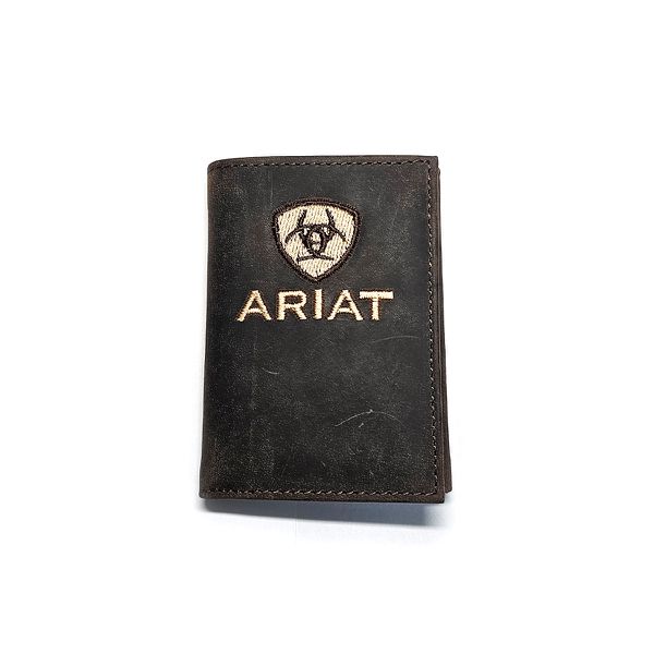 Carteira Couro Trifold Vertical Ariat-A3556702