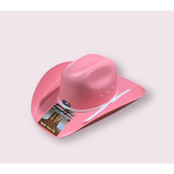 Chapéu de Palha Lone Star Kids - PINK X (Infantil)