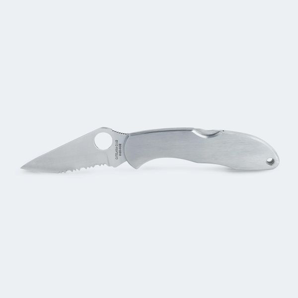 Canivete Liso Cimo Heeler 8 Inox Cabo em Inox com Clip 9440/3R