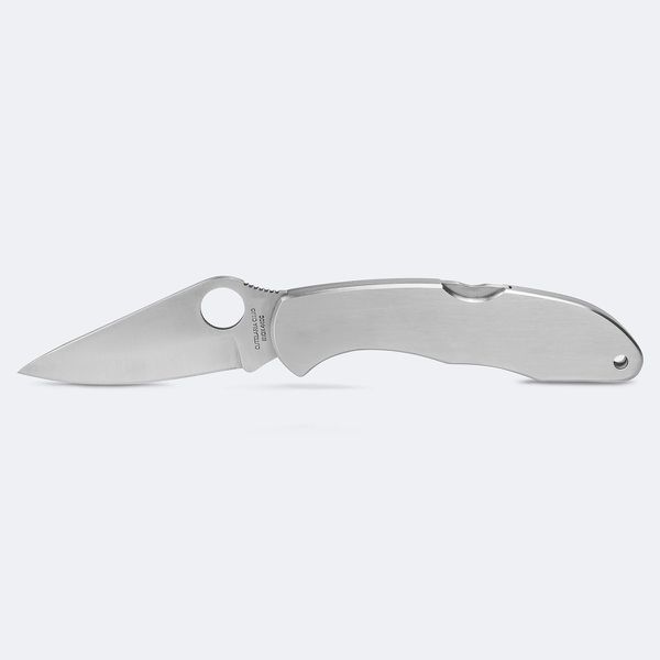 Canivete Liso Cimo Heeler 8 Inox Cabo em Inox com Clip 9440/3