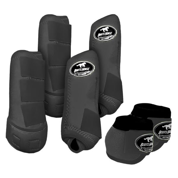 Kit Completo Boots Horse - Boleteira Dianteira/Traseira e cloche - Cinza