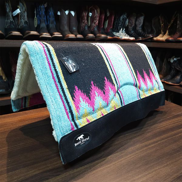 Manta Boots Horse Combat Tambor Algodão Tiffany Amarelo Rosa