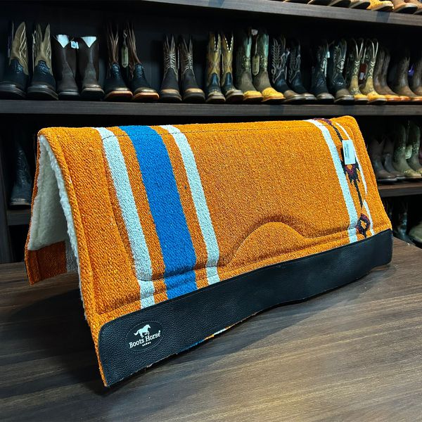 Manta Boots Horse Combat Algodão - Laranja - Azul - Branco