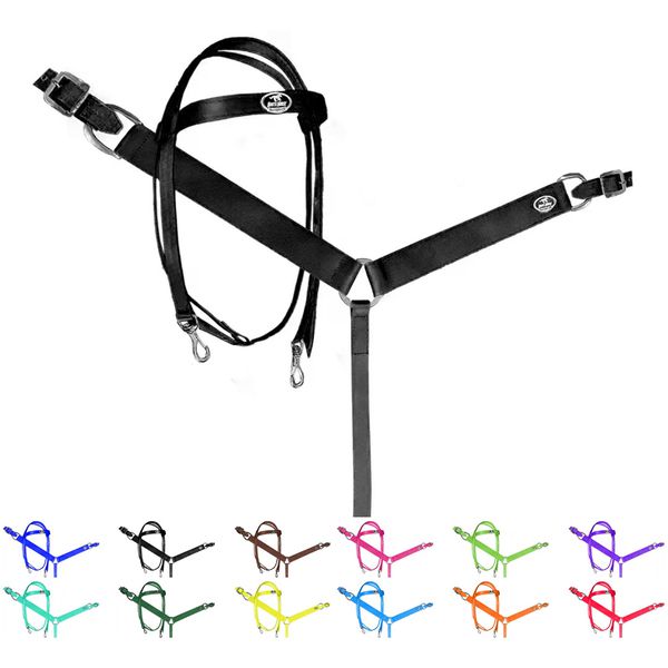 Conjunto Cabeçada & Peiteira De Nylon Várias Cores - Boots Horse