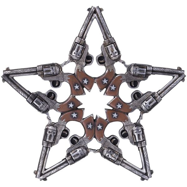 Placa Decorativa Estrela - Pistola
