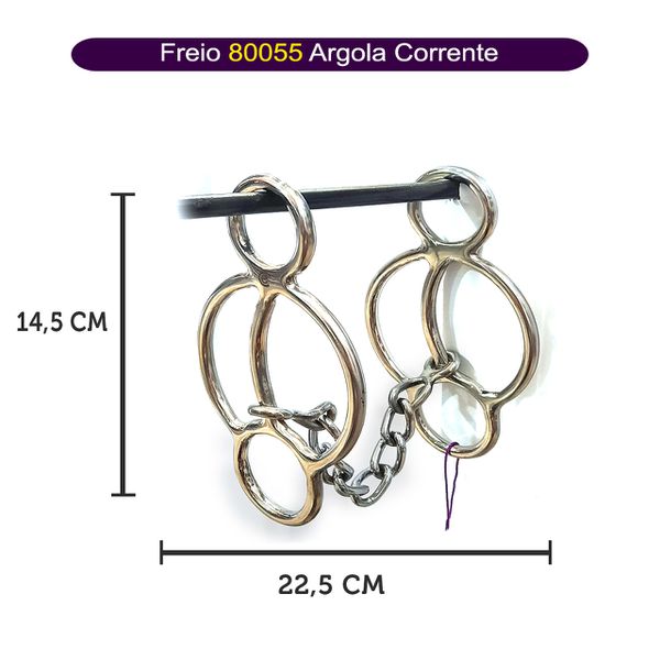 Freio Protec Horse - 80055 Argola Corrente 